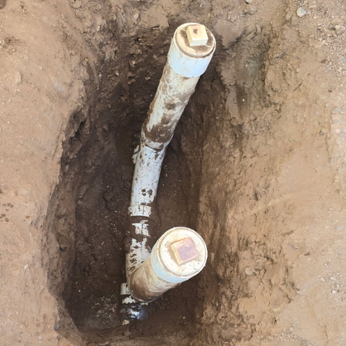 Sewer cleanout installation in Phoenix