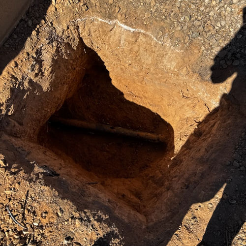 Sewer line excavation and repair in Phoenix